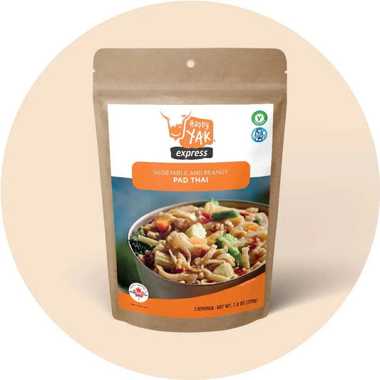 Happy Yak Vegetable and Peanut Pad Thaï (Vegetarian, Lactose Free)-Food - Backpacking-Happy Yak-Appalachian Outfitters