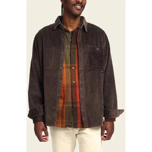 Howler Brothers Men's Iquitos Overshirt-Men's - Clothing - Tops-Howler Brothers-Cocoa-M-Appalachian Outfitters