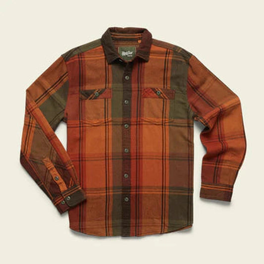 Howler Brothers Rodanthe Flannel-Men's - Clothing - Tops-Howler Brothers-Killian Plaid : Hot Horizon-M-Appalachian Outfitters