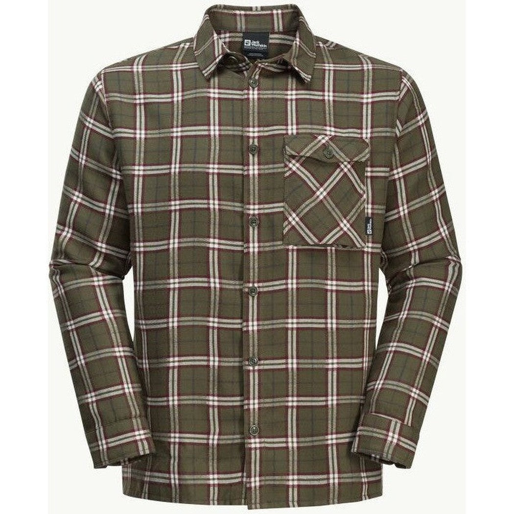 Jack Wolfskin Men's Morgenluft Shirt-Men's - Clothing - Tops-Jack Wolfskin-Appalachian Outfitters