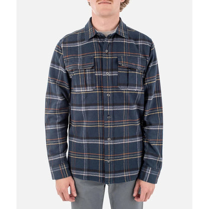 Jetty Men's Arbor Flannel-Men's - Clothing - Tops-Jetty-Navy-M-Appalachian Outfitters