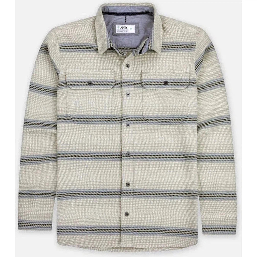 Jetty Men's Horizon Flannel-Men's - Clothing - Tops-Jetty-Grey-M-Appalachian Outfitters