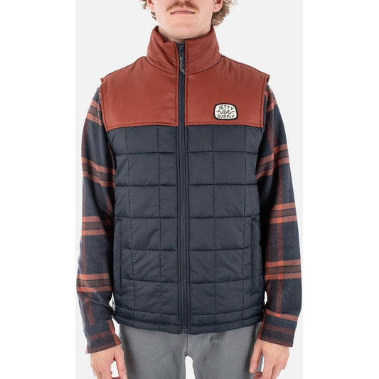 Men's Terrace Vest-Men's - Clothing - Jackets & Vests-Jetty-Navy-M-Appalachian Outfitters