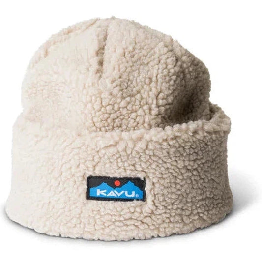 Kavu Fur Ball Beanie-Accessories - Hats - Unisex-Kavu-Chalk-Appalachian Outfitters