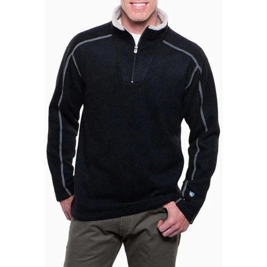 Kuhl Men's Europa 1/4 Zip-Men's - Clothing - Tops-Kuhl-Black-M-Appalachian Outfitters