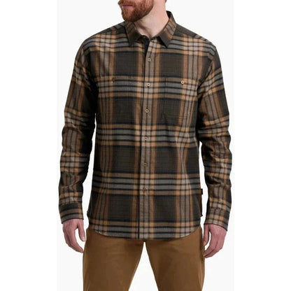 Kuhl Men's Fugitive Flannel Long Sleeve-Men's - Clothing - Tops-Kuhl-Desert Night-M-Appalachian Outfitters