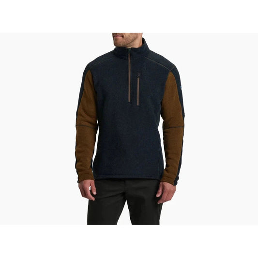 Kuhl Men's Interceptr 1/4 Zip-Men's - Clothing - Tops-Kuhl-Mutiny Blue/Grain-M-Appalachian Outfitters