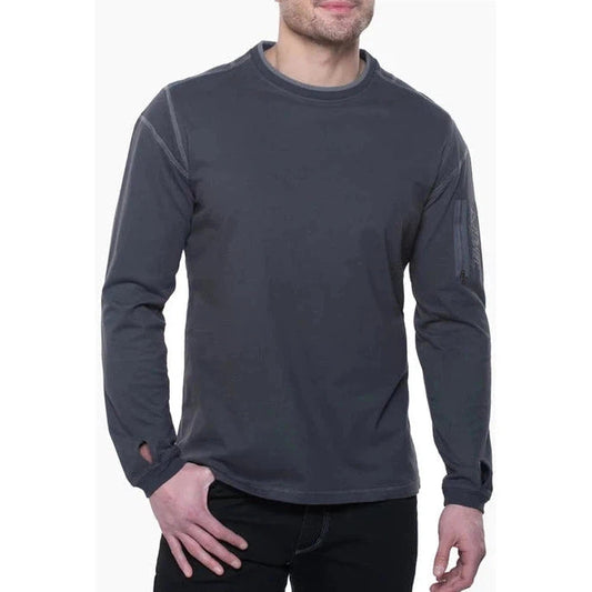 Kuhl Men's Konnando Crew-Men's - Clothing - Tops-Kuhl-Carbon-M-Appalachian Outfitters