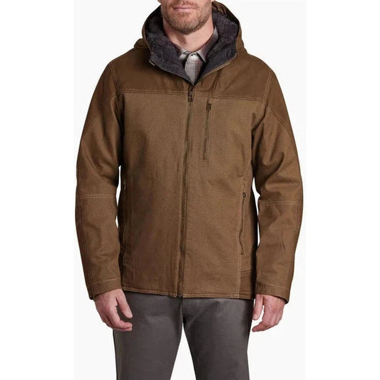 Kuhl Men's Law Fleece Lined Hoody-Men's - Clothing - Jackets & Vests-Kuhl-Dark Khaki-M-Appalachian Outfitters