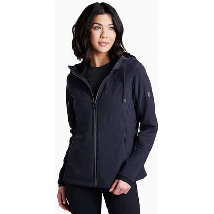 Kuhl Women's Aero Fleece Hoody-Women's - Clothing - Tops-Kuhl-Blackout-S-Appalachian Outfitters