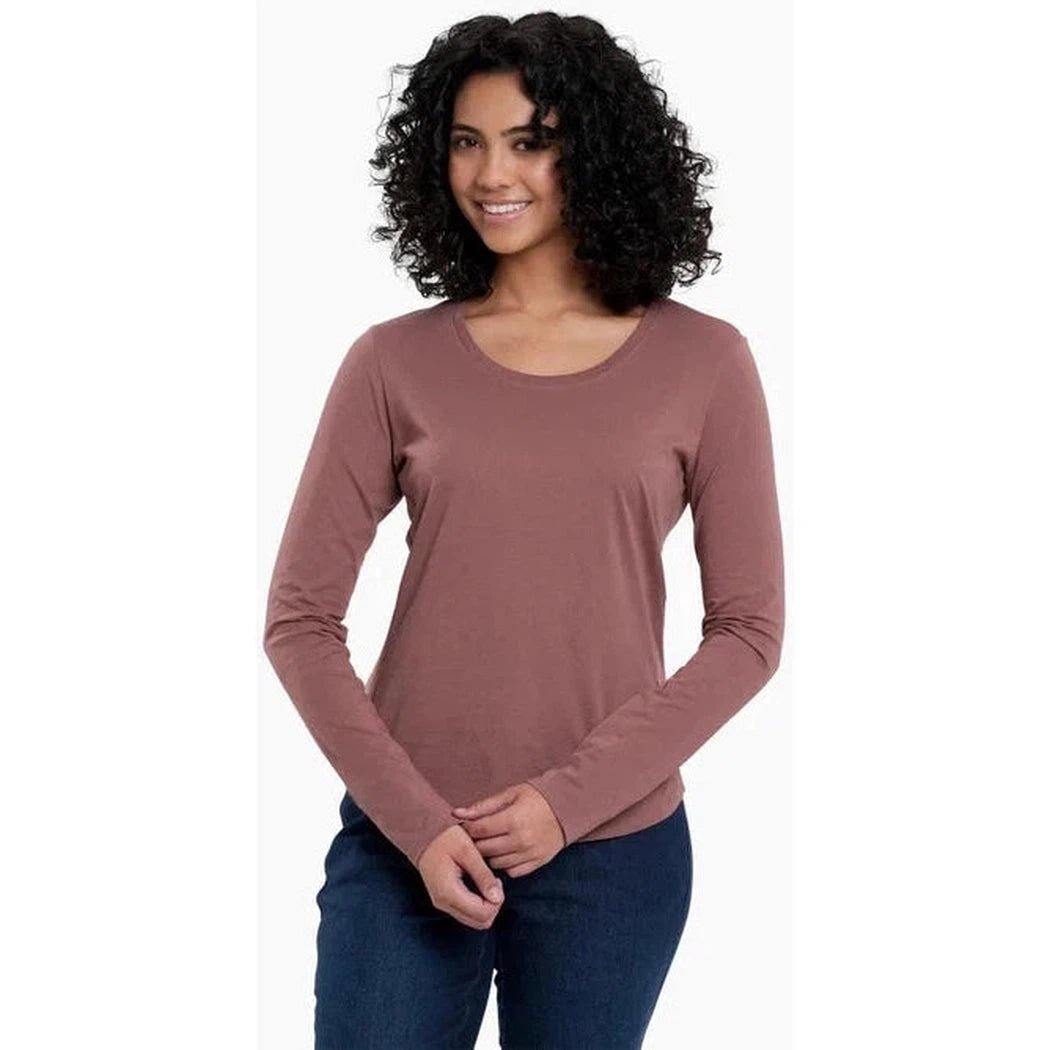 Kuhl Women's Arabella Scoop Long Sleeve-Women's - Clothing - Tops-Kuhl-Alpenrose-S-Appalachian Outfitters