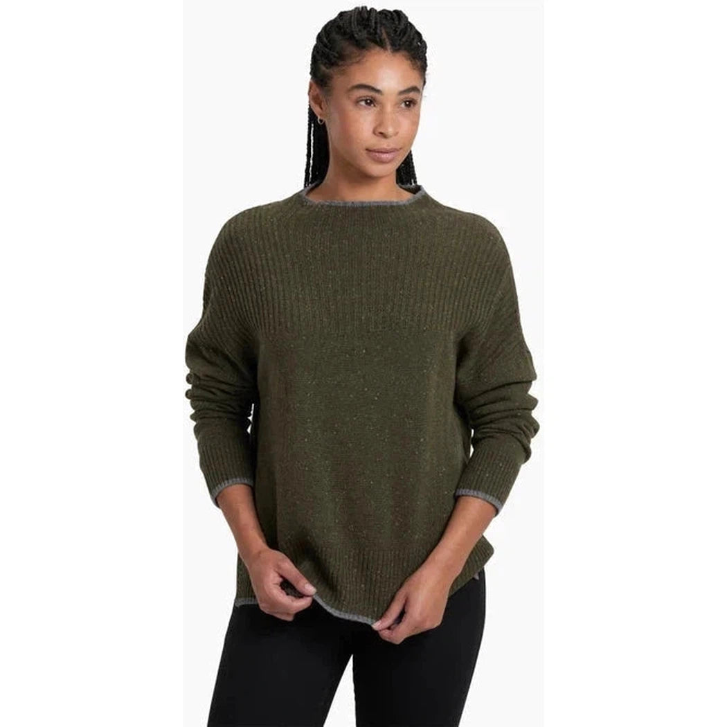 Kuhl Women's Dolomiti Sweater-Women's - Clothing - Tops-Kuhl-Dark Moss-S-Appalachian Outfitters