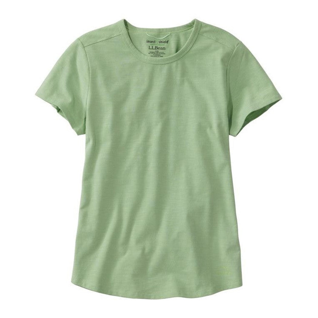 L.L.Bean Women's Regular Insect Shield Field Tee Short Sleeve-Women's - Clothing - Tops-L.L.Bean-Lichen-S-Appalachian Outfitters