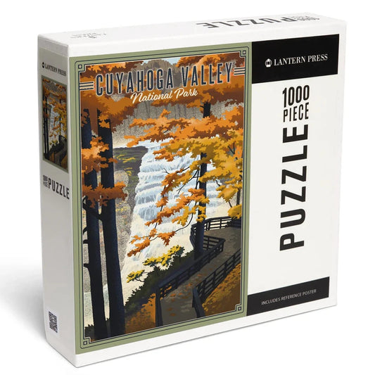 Lantern Press 1000 PIECE PUZZLE Cuyahoga Valley National Park, Ohio Litho-Accessories - Games-Lantern Press-Appalachian Outfitters