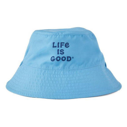 Life is Good Kids Peace Turtle Pattern Made in the Shade Bucket Hat-Accessories - Hats - Kids-Life is Good-18M/3Y-Appalachian Outfitters