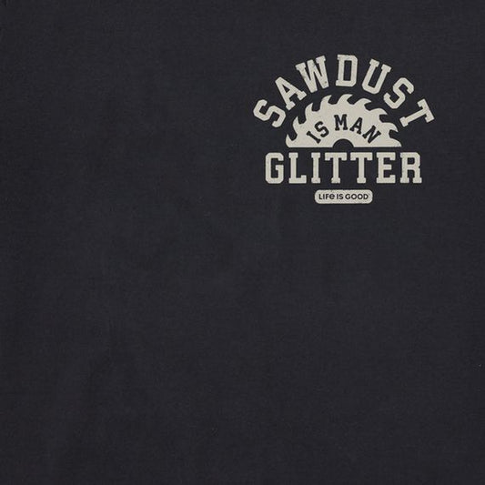 Life is Good Men's Sawdust is Glitter Crusher Tee-Women's - Clothing - Tops-Life is Good-Appalachian Outfitters