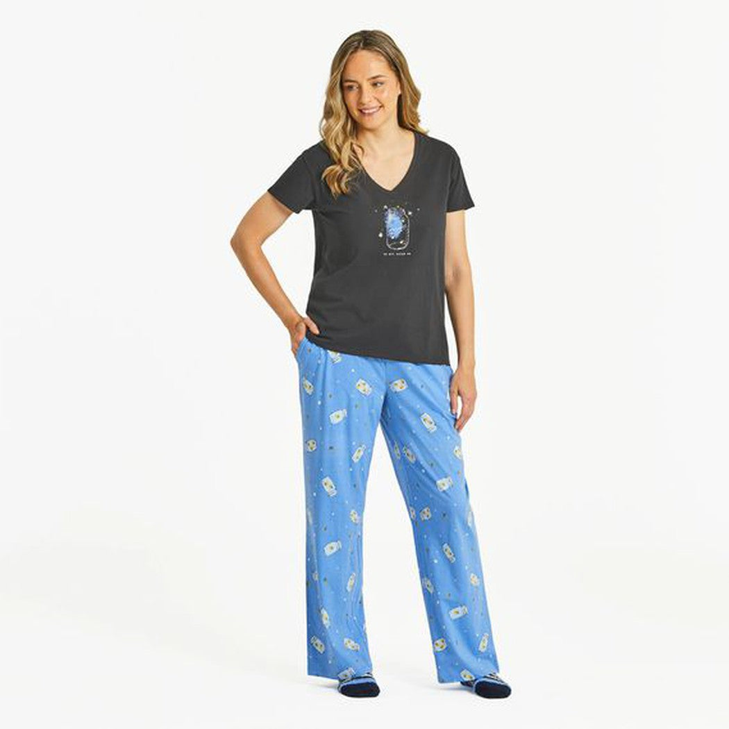 Life is Good Women's Firefly Jar Pattern Snuggle Up Sleep Pant-Women's - Clothing - Bottoms-Life is Good-Appalachian Outfitters