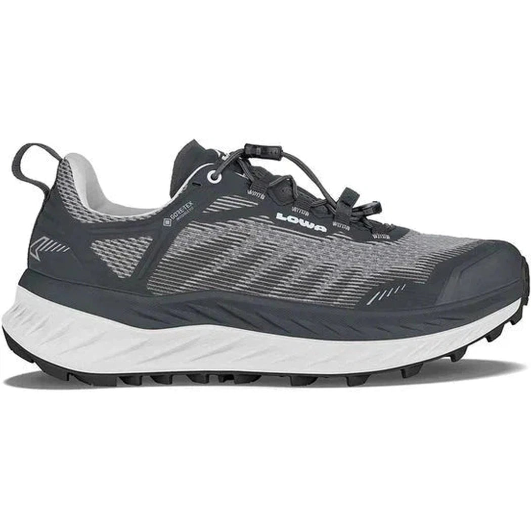 Lowa Fortux GTX-Men's - Footwear - Shoes-Lowa-Black/White-8-Appalachian Outfitters