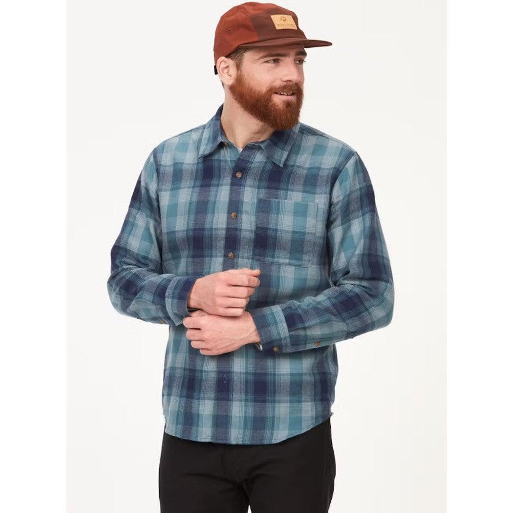 Marmot Men's Fairfax Novelty Lightweight Flannel Long Sleeve-Men's - Clothing - Tops-Marmot-Arctic Navy-M-Appalachian Outfitters