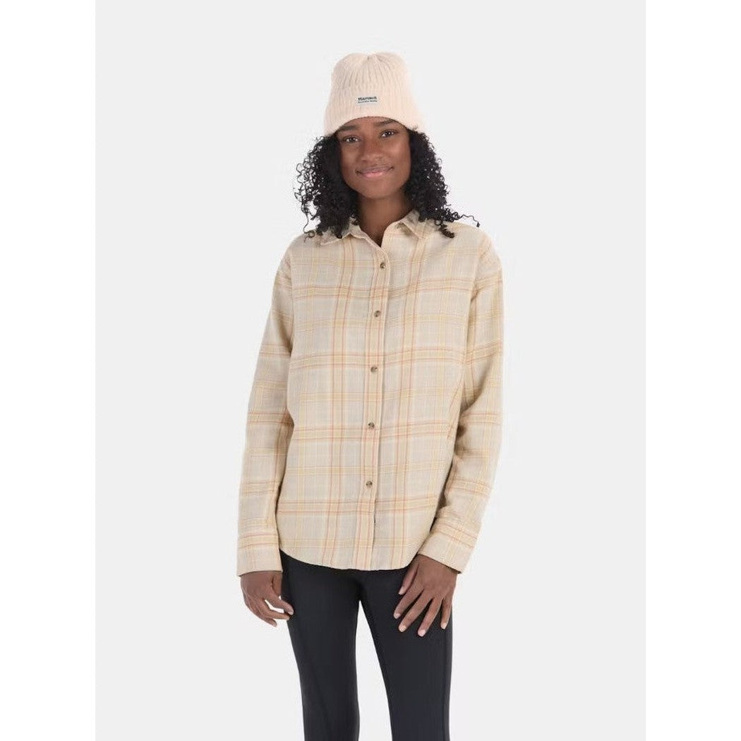 Marmot Women's Fairfax Novelty Lightweight Flannel Long Sleeve-Women's - Clothing - Tops-Marmot-Sandbar-S-Appalachian Outfitters