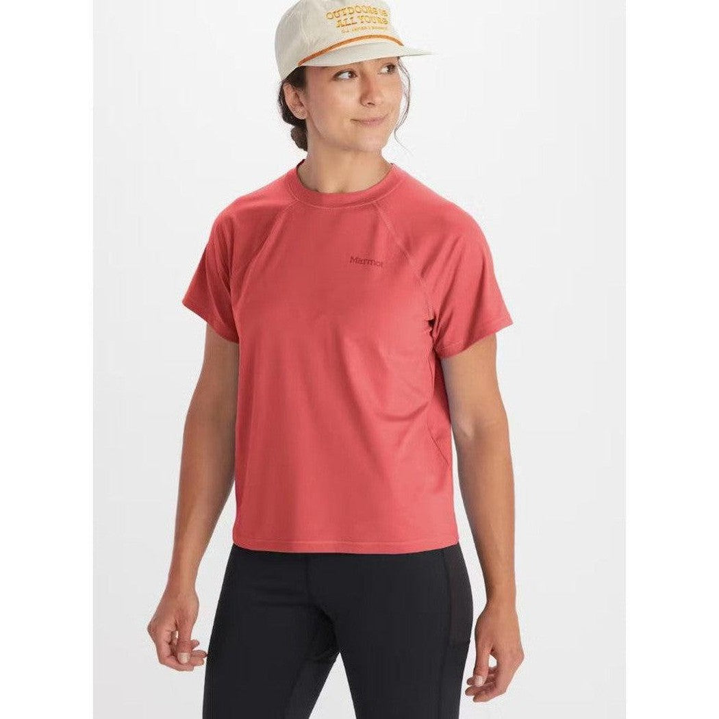 Marmot Women's Windridge Short Sleeve-Women's - Clothing - Tops-Marmot-Grapefruit-S-Appalachian Outfitters