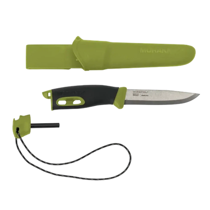 Morakniv Companion Spark-Camping - Accessories - Knives-Morakniv-Green-Appalachian Outfitters