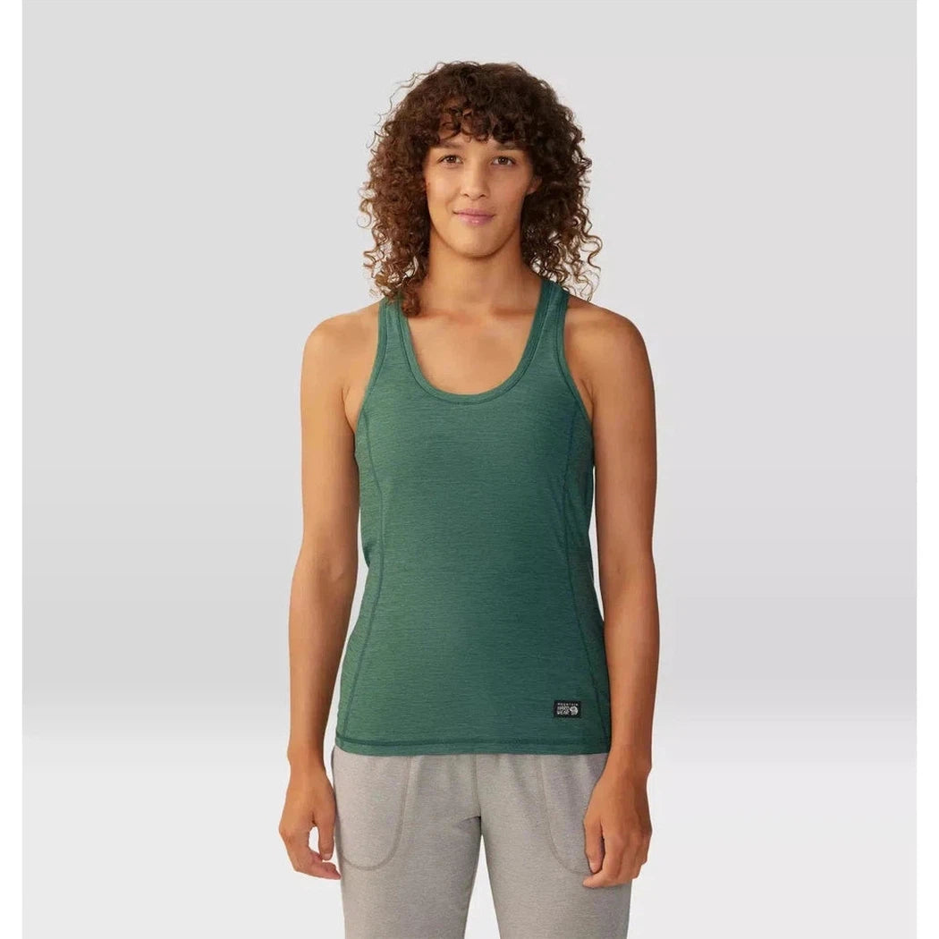 Mountain Hardwear Women's Chillaction Tank-Women's - Clothing - Tops-Mountain Hardwear-Aqua Green Heather-S-Appalachian Outfitters