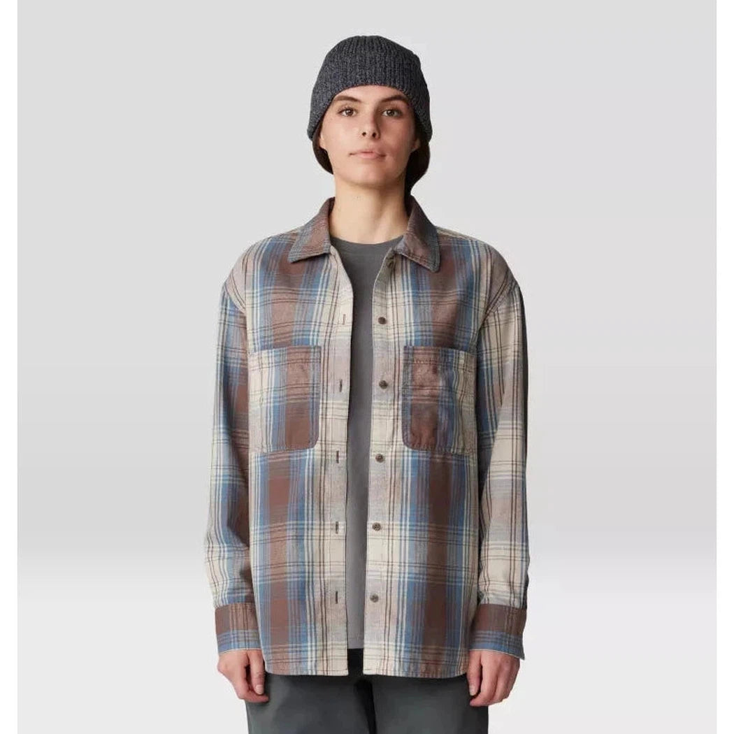 Mountain Hardwear Women's Dolores Flannel Long Sleeve Shirt-Women's - Clothing - Tops-Mountain Hardwear-Choss St-S-Appalachian Outfitters