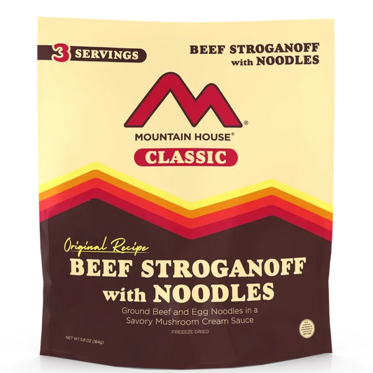 Mountain House Classic Beef Stroganoff with Noodles-Food - Backpacking-Mountain House-Appalachian Outfitters