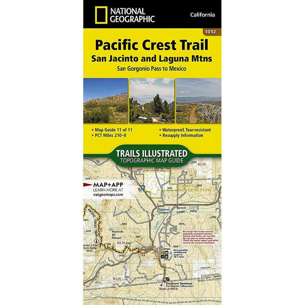 National Geographic Pacific Crest Trail: San Jacinto and Laguna Mounta ...