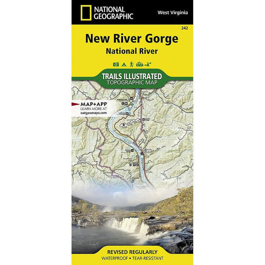 National Geographic Trails Illustrated: New River Gorge National River Map-Books - Maps-National Geographic-Appalachian Outfitters