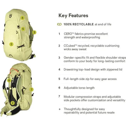 NEMO Resolve Mens 35L Endless Promise-Camping - Backpacks - Daypacks-NEMO-Citron-Appalachian Outfitters