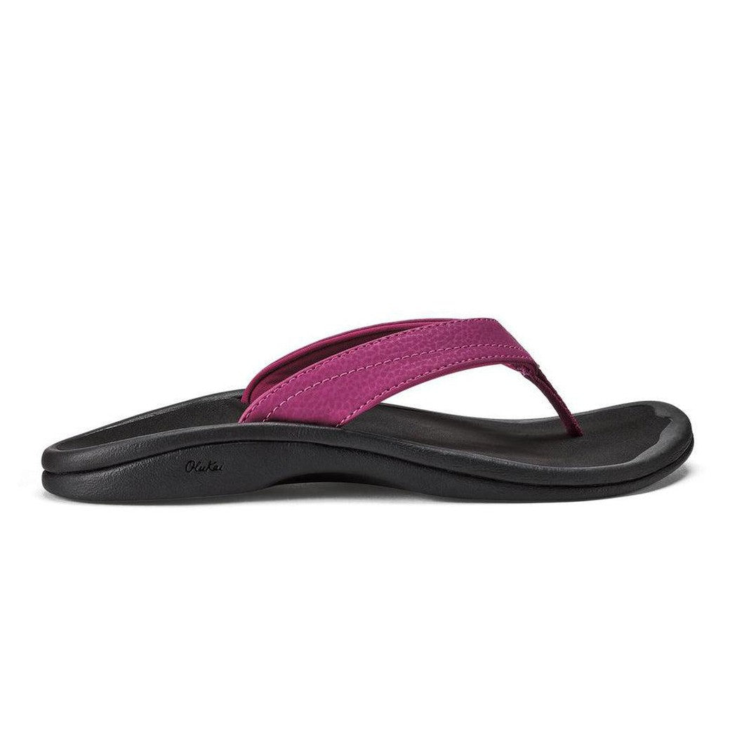 Women's Ohana-Women's - Footwear - Sandals-Olukai-Orchid Flower / Black-7-Appalachian Outfitters