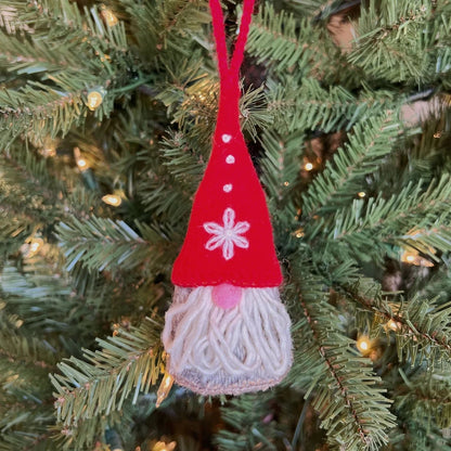 Ornaments 4 Orphans Gnome Man Embroidered Wool Christmas Ornament-Accessories - Novelty-Ornaments 4 Orphans-Appalachian Outfitters