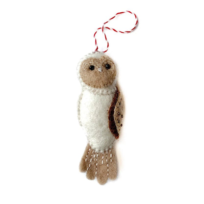 Ornaments 4 Orphans Owl Felt Wool Christmas Ornament-Accessories - Novelty-Ornaments 4 Orphans-Appalachian Outfitters