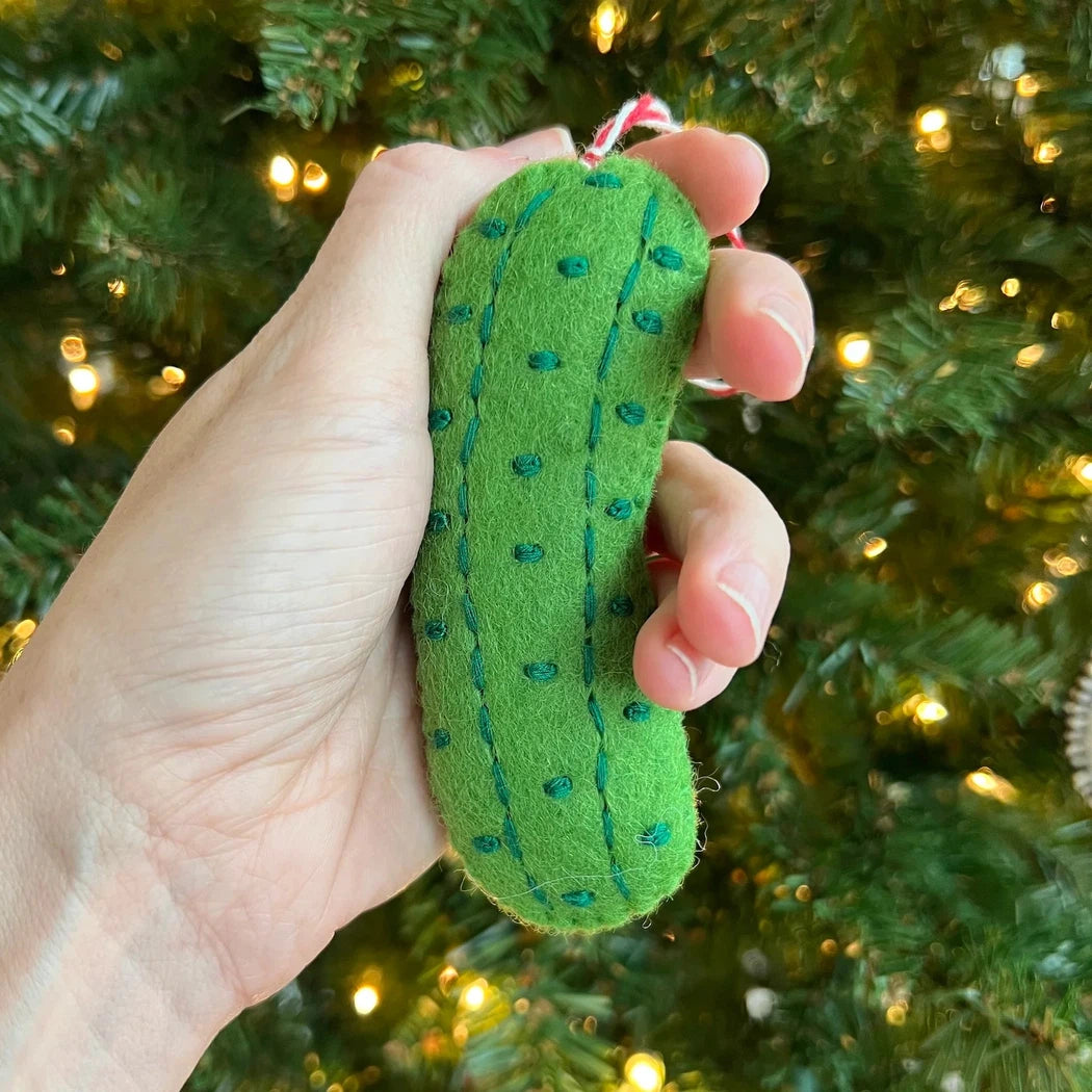 Ornaments 4 Orphans Pickle Felt Wool Christmas Ornament-Accessories - Novelty-Ornaments 4 Orphans-Appalachian Outfitters