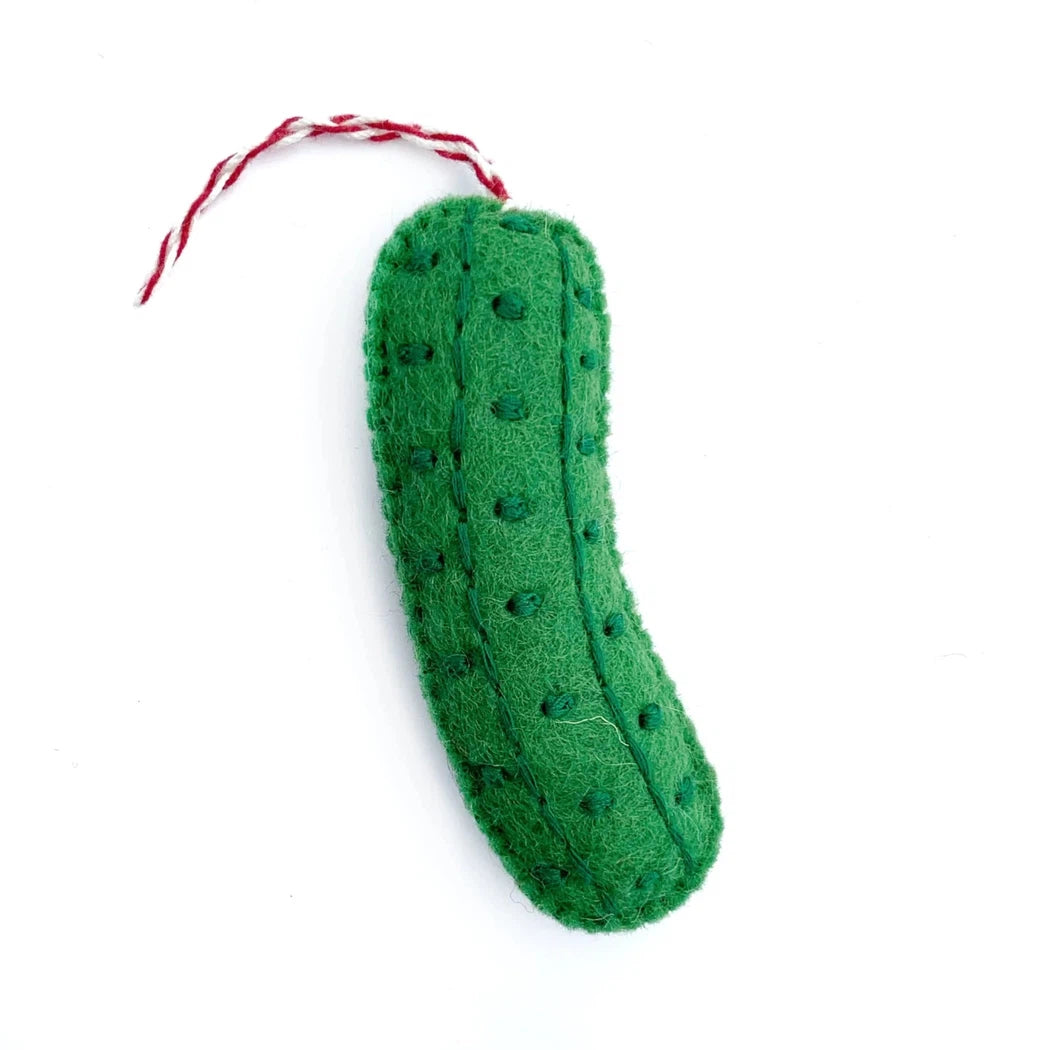 Ornaments 4 Orphans Pickle Felt Wool Christmas Ornament-Accessories - Novelty-Ornaments 4 Orphans-Appalachian Outfitters