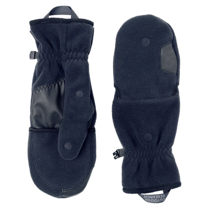 Outdoor Research Gripper Convertible Windbloc Mitts-Accessories - Gloves - Unisex-Outdoor Research-Black-XS-Appalachian Outfitters