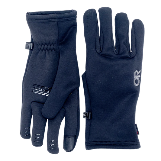 Outdoor Research Men's Backstop Sensor Windpro Gloves-Accessories - Gloves - Men's-Outdoor Research-Black-M-Appalachian Outfitters