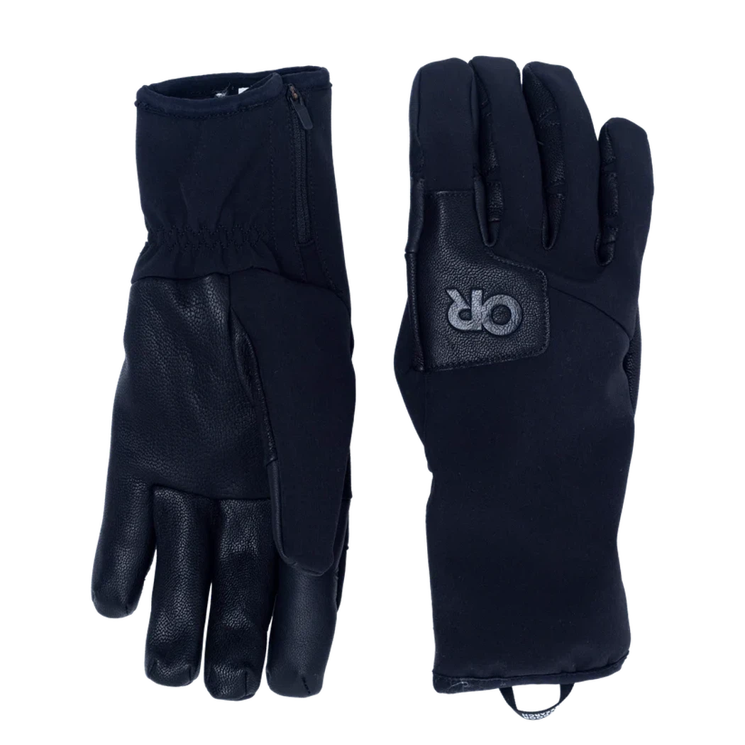 Outdoor Research Men's Stormtracker Sensor Windbloc Gloves-Accessories - Gloves - Men's-Outdoor Research-Black-M-Appalachian Outfitters