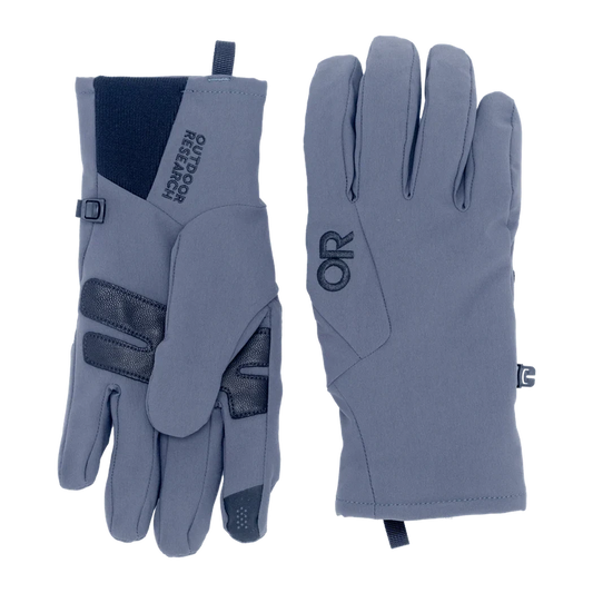 Outdoor Research Men's Sureshot Softshell Gloves-Accessories - Gloves - Men's-Outdoor Research-Storm-M-Appalachian Outfitters