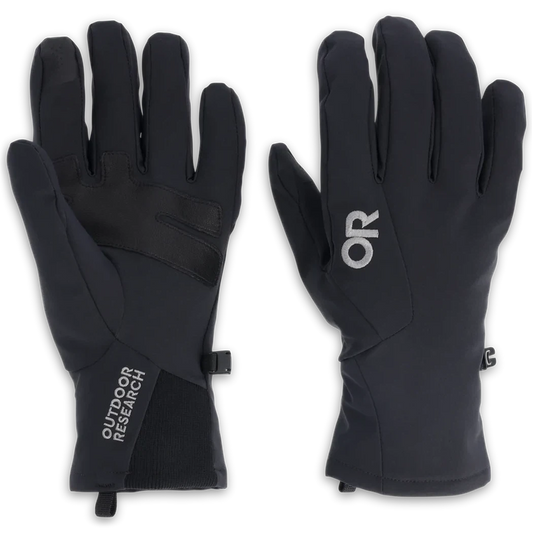 Outdoor Research Men's Sureshot Softshell Gloves-Accessories - Gloves - Men's-Outdoor Research-Black-M-Appalachian Outfitters