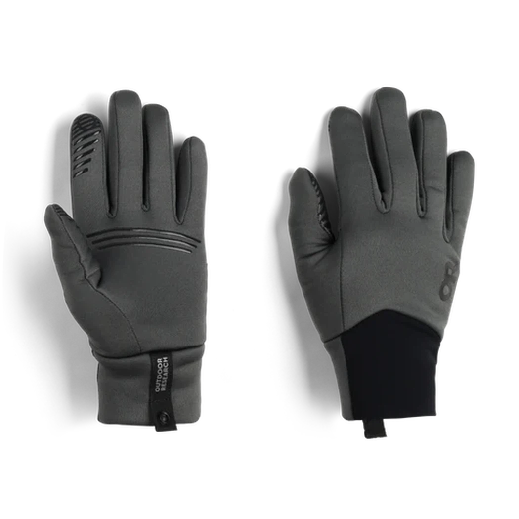 Outdoor Research Men's Vigor Midweight Sensor Gloves-Accessories - Gloves - Men's-Outdoor Research-Charcoal-M-Appalachian Outfitters