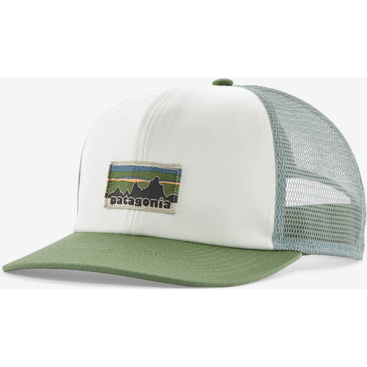 Patagonia Relaxed Trucker Hat-Accessories - Hats - Unisex-Patagonia-OG Legacy Label: Birch White-Appalachian Outfitters