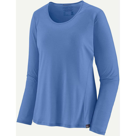 Patagonia Women's Long Sleeve Cap Cool Lightweight Shirt-Women's - Clothing - Tops-Patagonia-Abundant Blue-S-Appalachian Outfitters