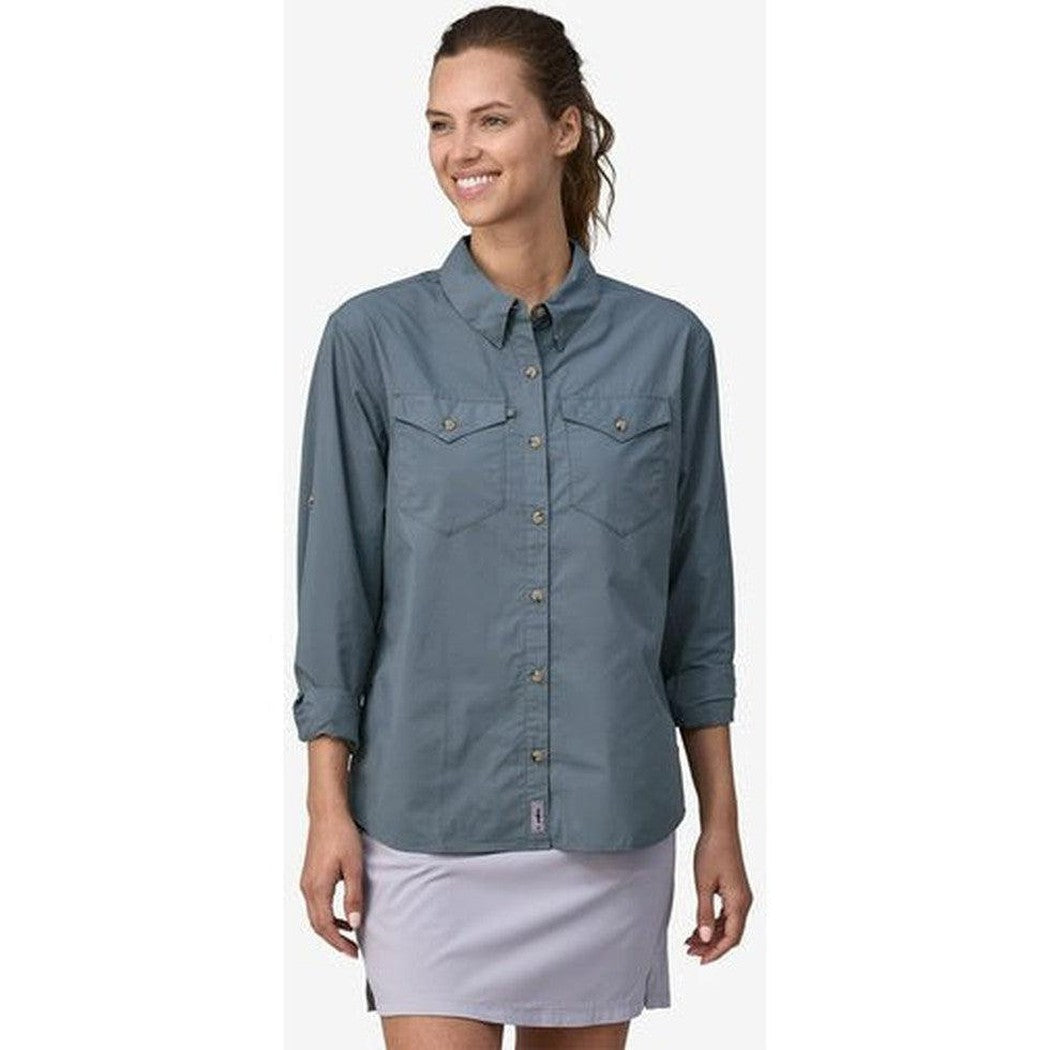 Patagonia Women's Long Sleeve Sun Stretch Shirt-Women's - Clothing - Tops-Patagonia-Appalachian Outfitters