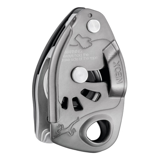 Petzl Neox-Climbing - Hardware - Belay and Rappel-Petzl-Light Gray-Appalachian Outfitters