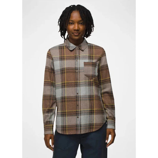 Prana Women's Golden Canyon Flannel-Women's - Clothing - Jackets & Vests-Prana-Earthbound-S-Appalachian Outfitters