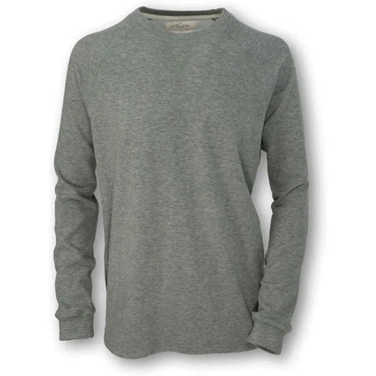 Purnell Men's Heathered Crew Neck Pullover-Men's - Clothing - Tops-Purnell-Olive-M-Appalachian Outfitters