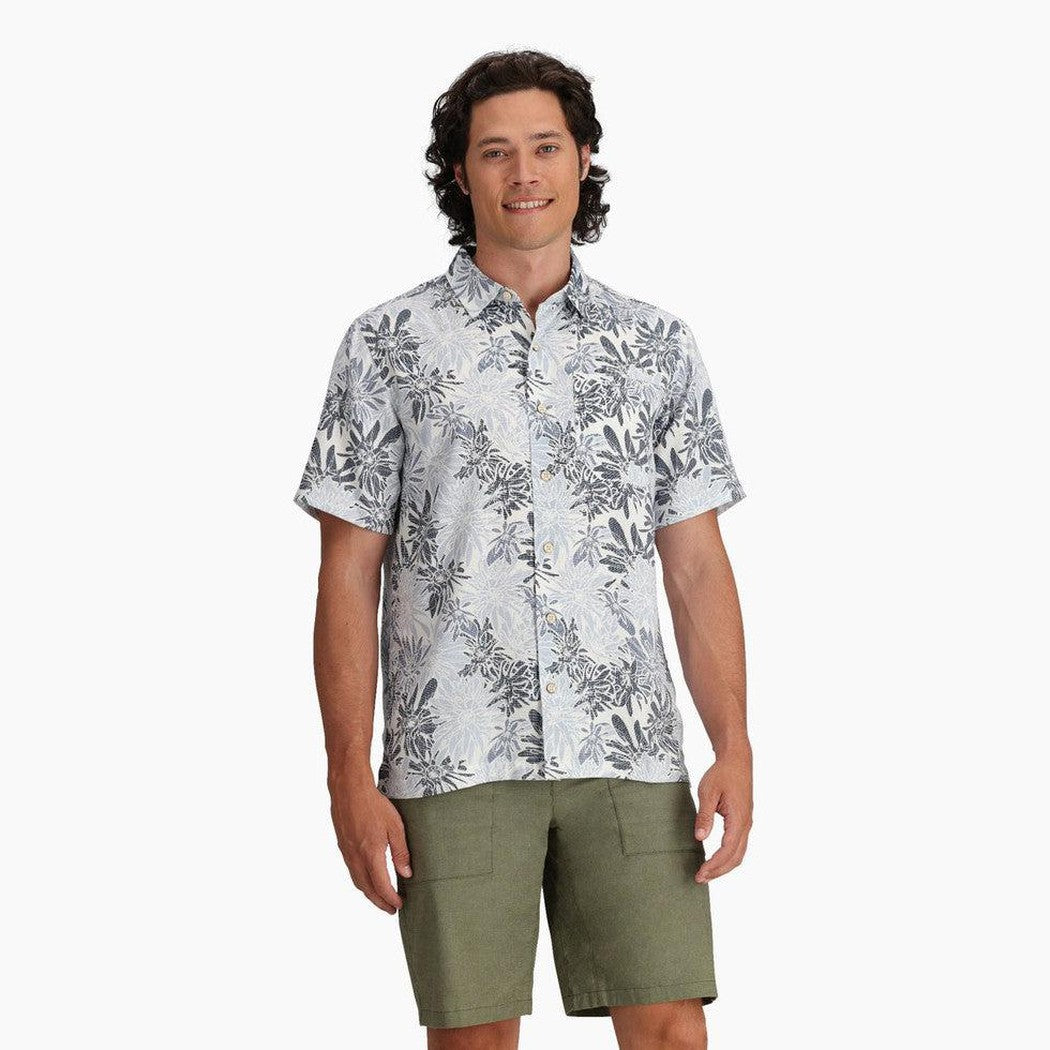 Royal Robbins Men's Comino Leaf Short Sleeve-Men's - Clothing - Tops-Royal Robbins-Sea Bonsall Pt-M-Appalachian Outfitters